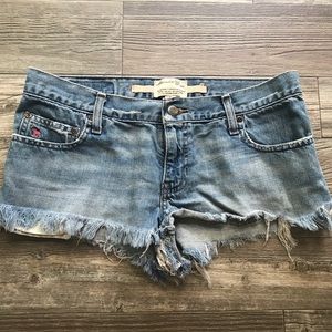 Abercrombie & Fitch Distressed Denim Short
